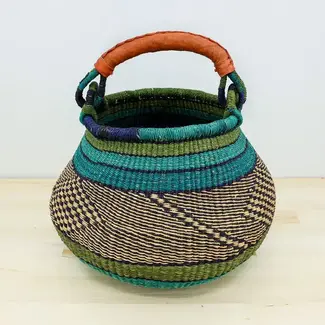 Ghana Bolga Market Basket - Pot Small