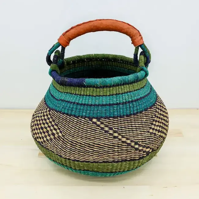 Bolga Market Basket - Pot Small