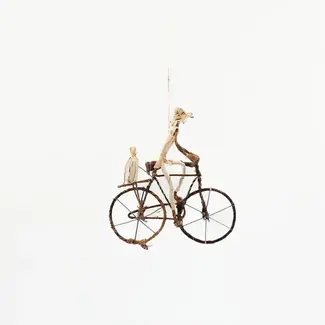 Kenya Bicycle Figurine