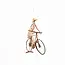 Banana Fibre Bicycle Figurine