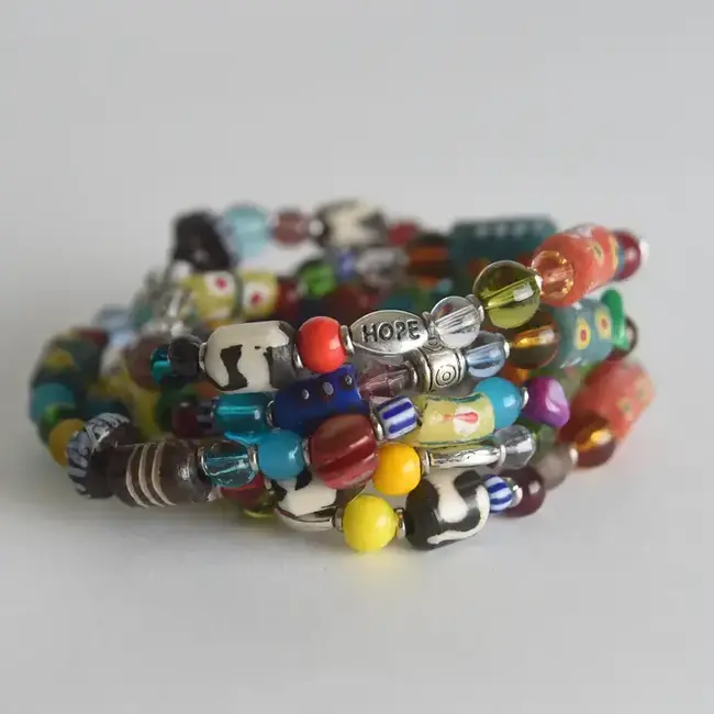 Glass Bead Bracelet