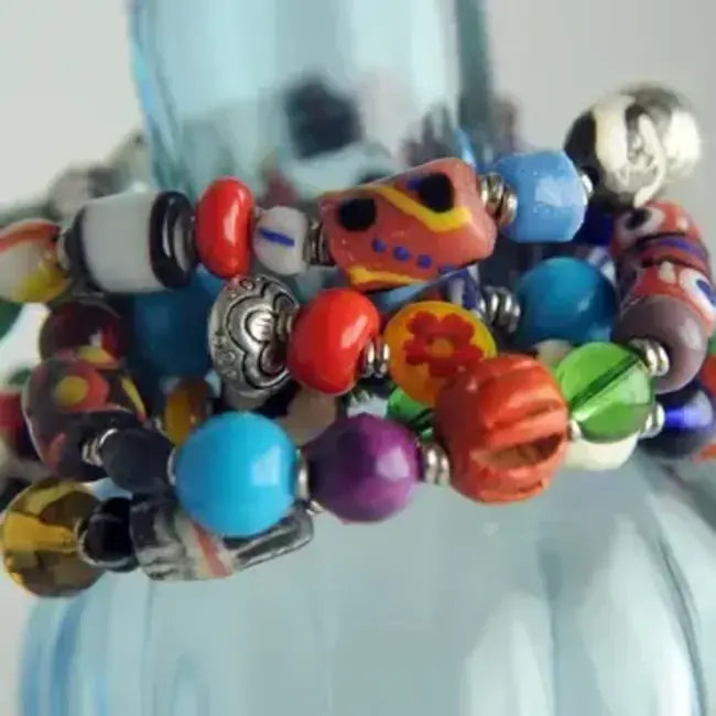 Glass Bead Bracelet