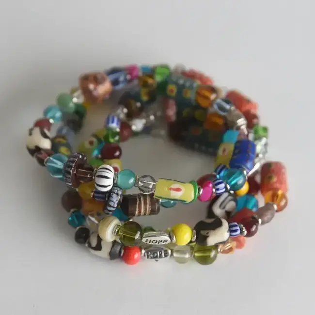 Glass Bead Bracelet
