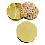 Round Brass Printed Box