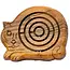 India Acacia Wood Labyrinth - Cat