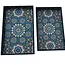 India Vanity Tray Blue Mandala Rectangle