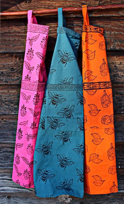 Blockprinted Apron - Village Goods