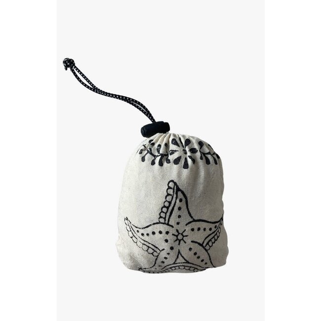 Cotton Blockprinted  Stuffable Shopping Bag