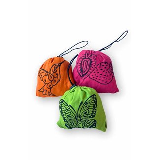 Nepal Cotton Blockprinted  Stuffable Shopping Bag