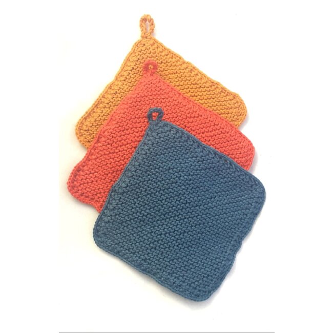 Double Layered Knit Cotton Dishcloth