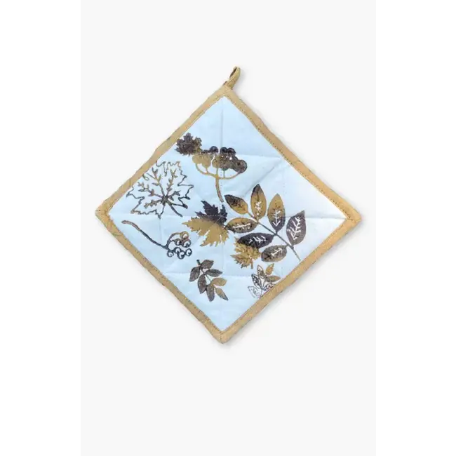 Golden Leaf Potholder