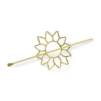 India Hair Pin - Suryamukhi Sunflower w/ Stick