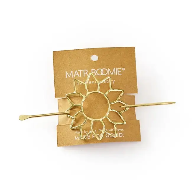 Hair Pin - Suryamukhi Sunflower w/ Stick