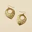 India Yashi Embossed Statement Earrings