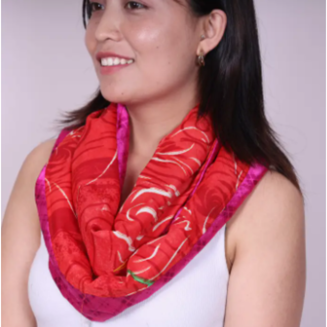 Infinity Loop Sari Scarf