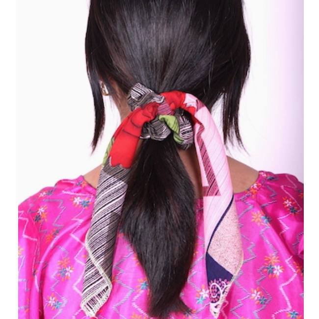 Sari Scarf Scrunchie
