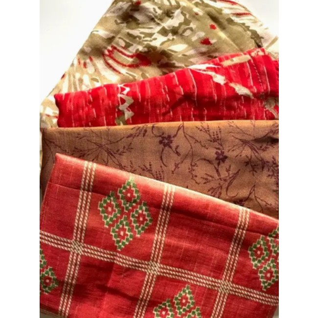 Sari Knee-Length Wrap Skirt