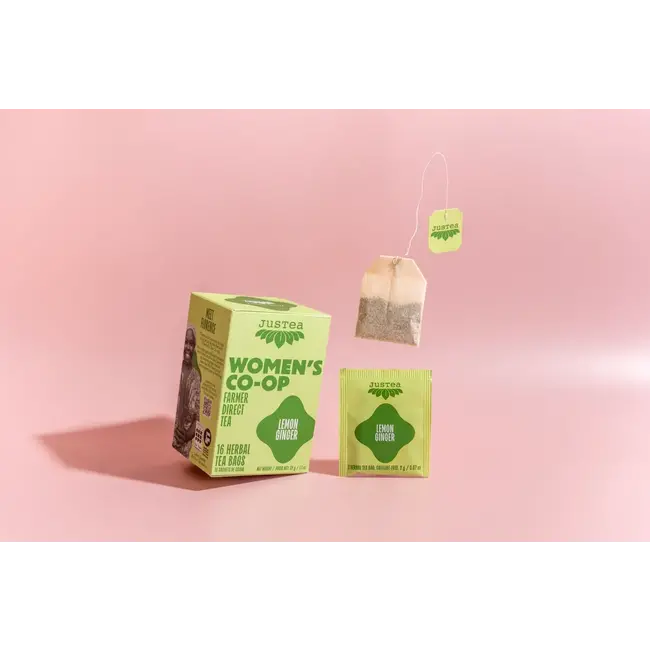 JusTea - Lemon Ginger Tea Bags