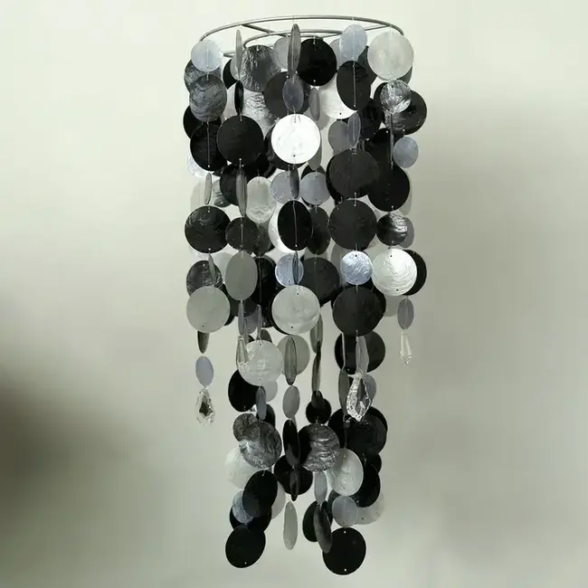 Capiz Chime - Onyx