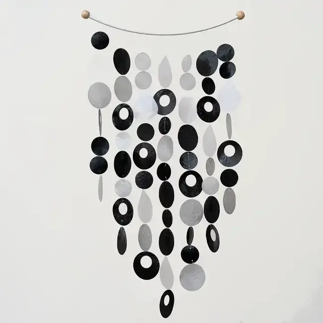 Capiz Chime - Onyx