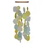 Capiz Chime - Aqua Yellow