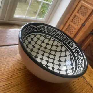 Palestine Keffieye Bowl