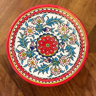 Palestine Leila Red Platter