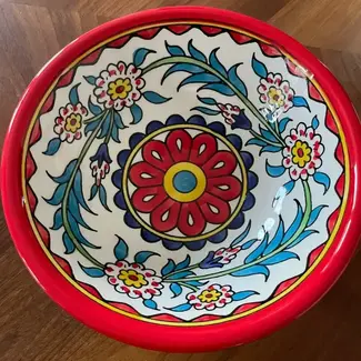 Palestine Leila Red Bowl