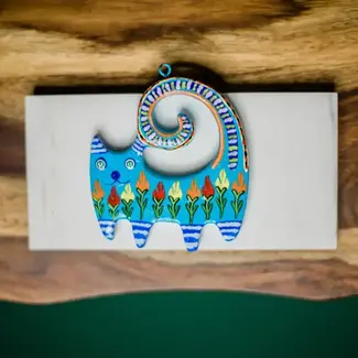 Guatemala Cat Ceramic Ornament