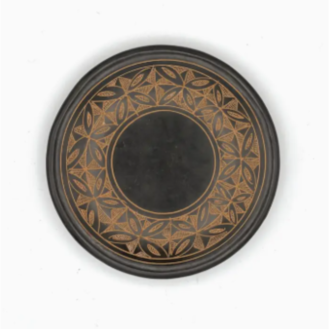 Geometric Flower Petal Ceramic Ring Dish