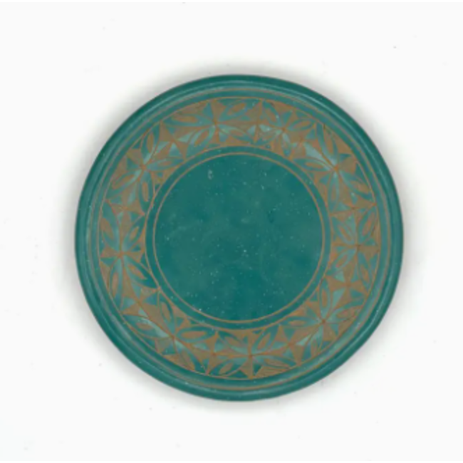 Geometric Flower Petal Ceramic Ring Dish