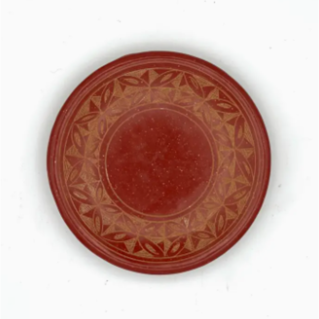 Geometric Flower Petal Ceramic Ring Dish