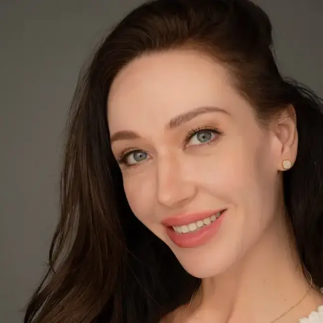 Brittany White Agate Stud Earrings