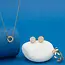 Brittany White Agate Stud Earrings