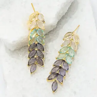 China Earrings - Eclipse Chandelier