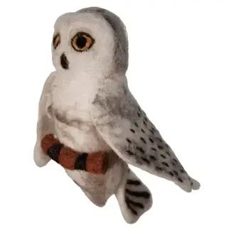 Nepal Snowy Owl Woolie Bird Ornament