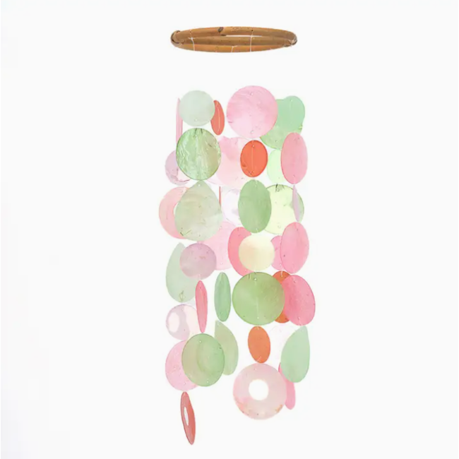 Capiz Chime - Bougainvillia