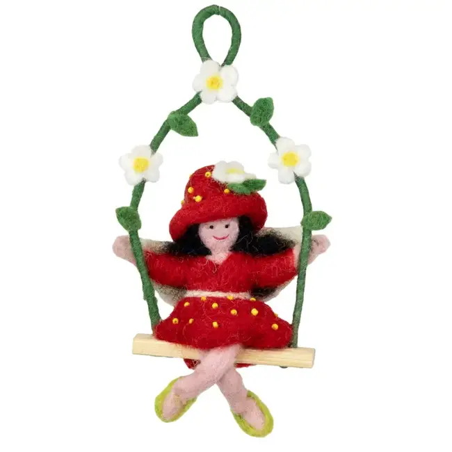 Swinging Felt Character