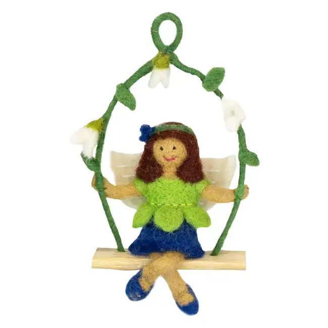 Swinging Felt Character