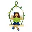 Swinging Felt Character