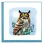 Quilling Card - Great Horned Owl