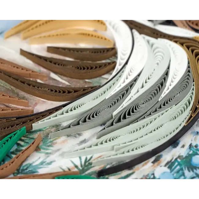 Quilled Card - Great Horned Owl