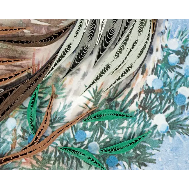 Quilling Card - Great Horned Owl