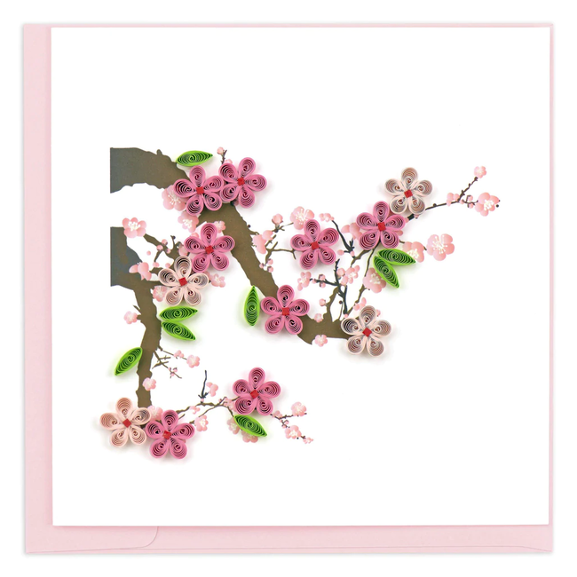 Quilled Card - Cherry Blossoms