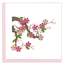 Vietnam Quilled Card - Cherry Blossoms