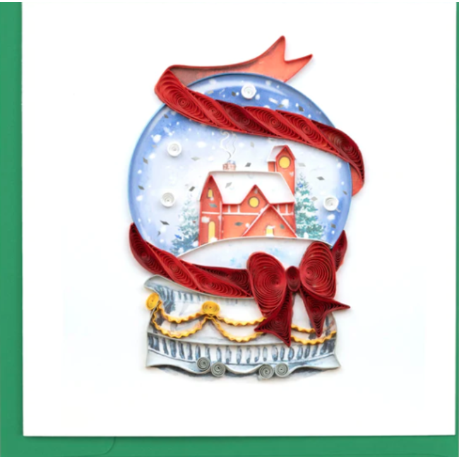 Quilled Card - Snow Globe