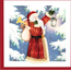 Vietnam Quilling Card - Vintage Santa