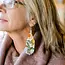 Hummingbird Fringe Earrings - Sunrise