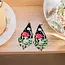 Woodland Mushroom Fringe Earrings