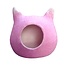 Nepal Felt Cat Cave - Pink Kitty
